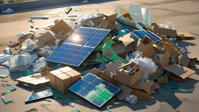 Packaging Waste from the Solar Industry