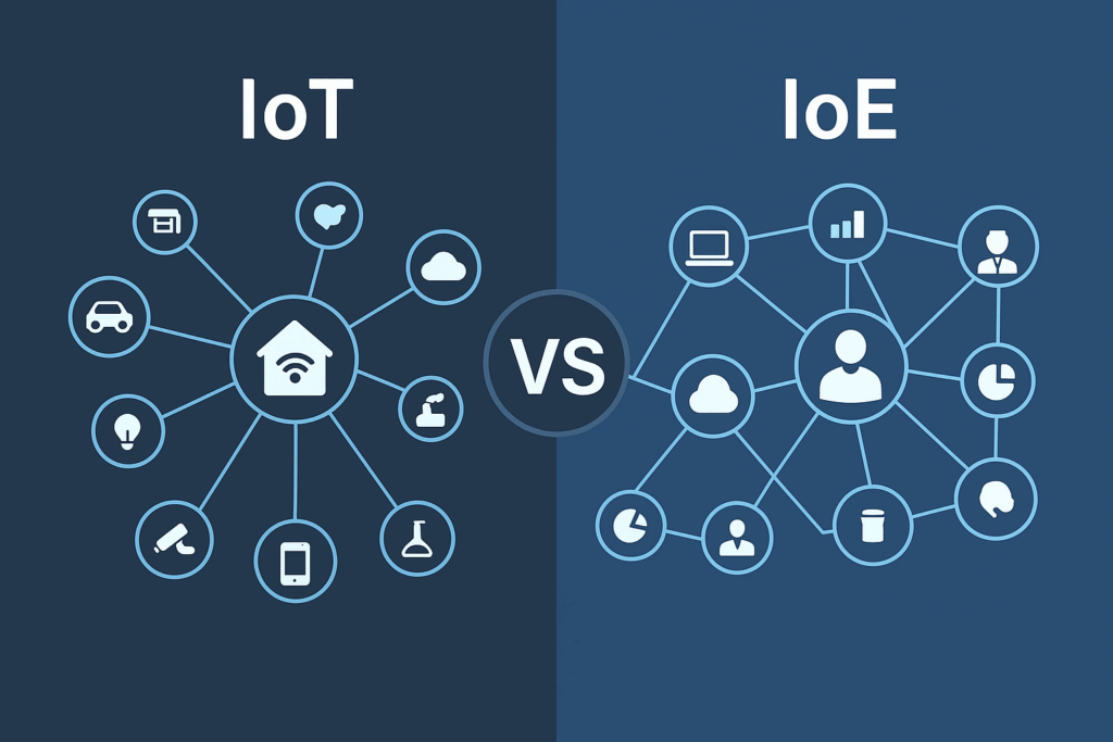 Key Differences Between IoT and IoE