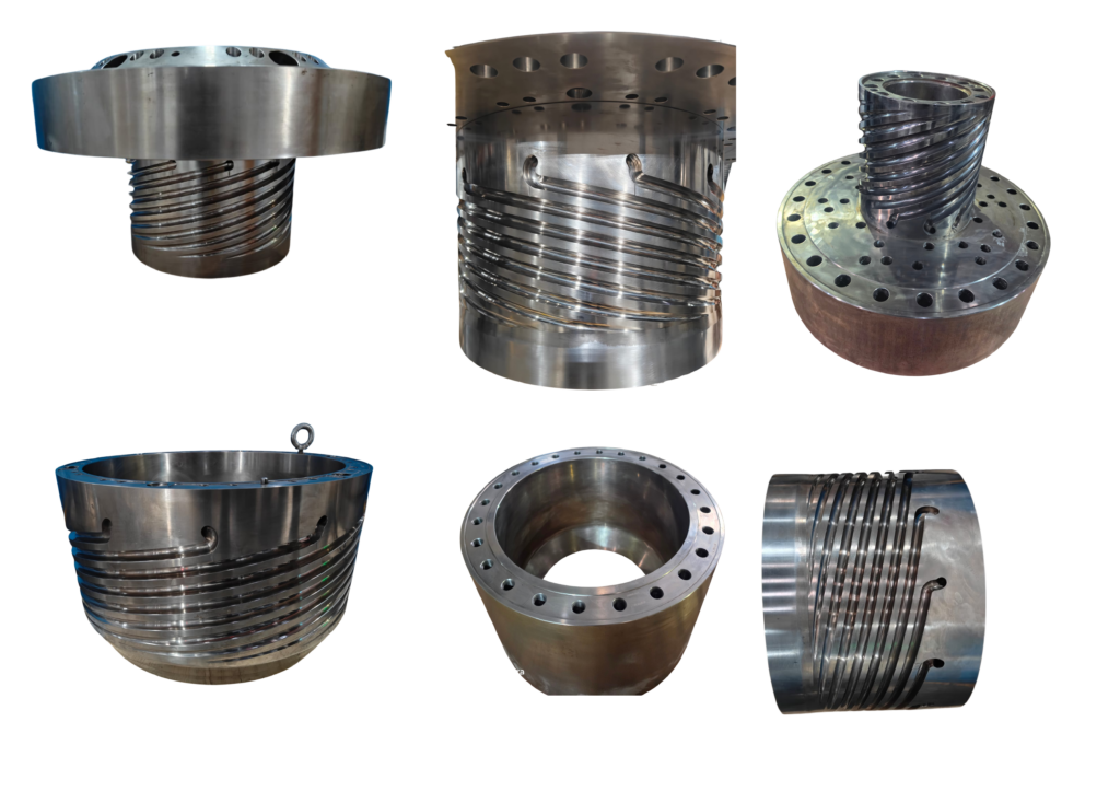 Blown film die head maintenance