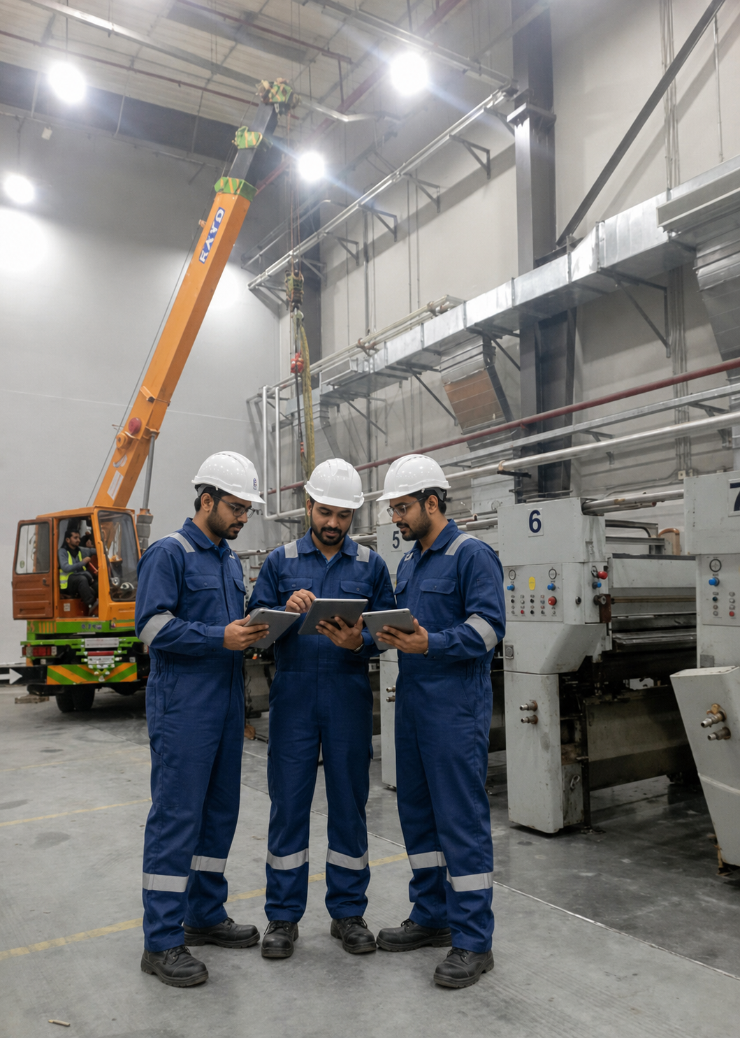Machine Relocation Services for Industrial Equipment