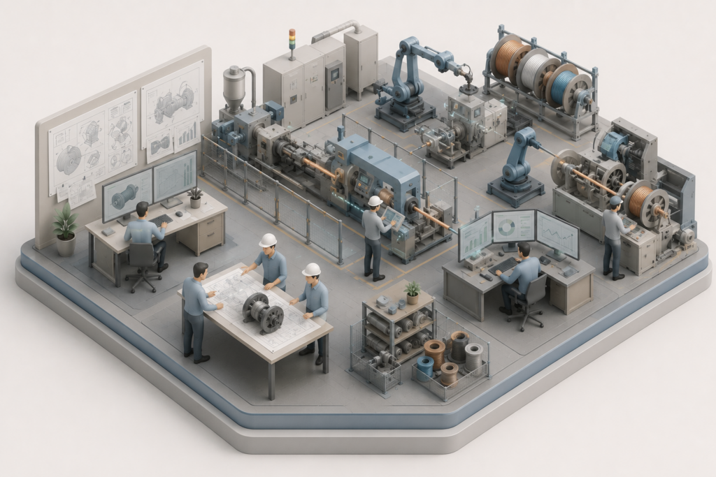 Strong industrial engineering and manufacturing expertise.