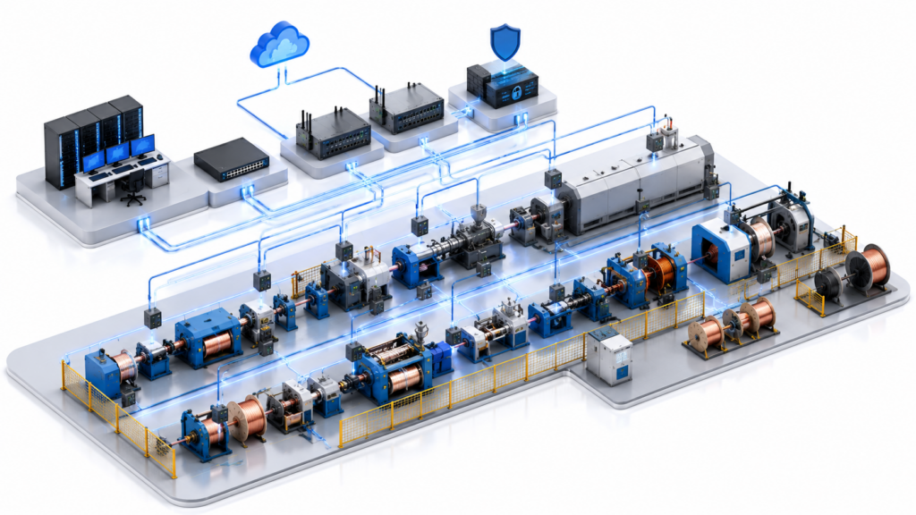 Wire, Cable & Conductor Manufacturing OT backbone