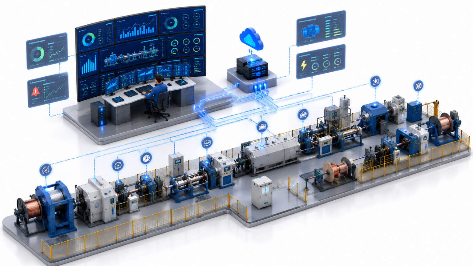 Wire, Cable & Conductor Manufacturing Real-Time Shopfloor Visibility​