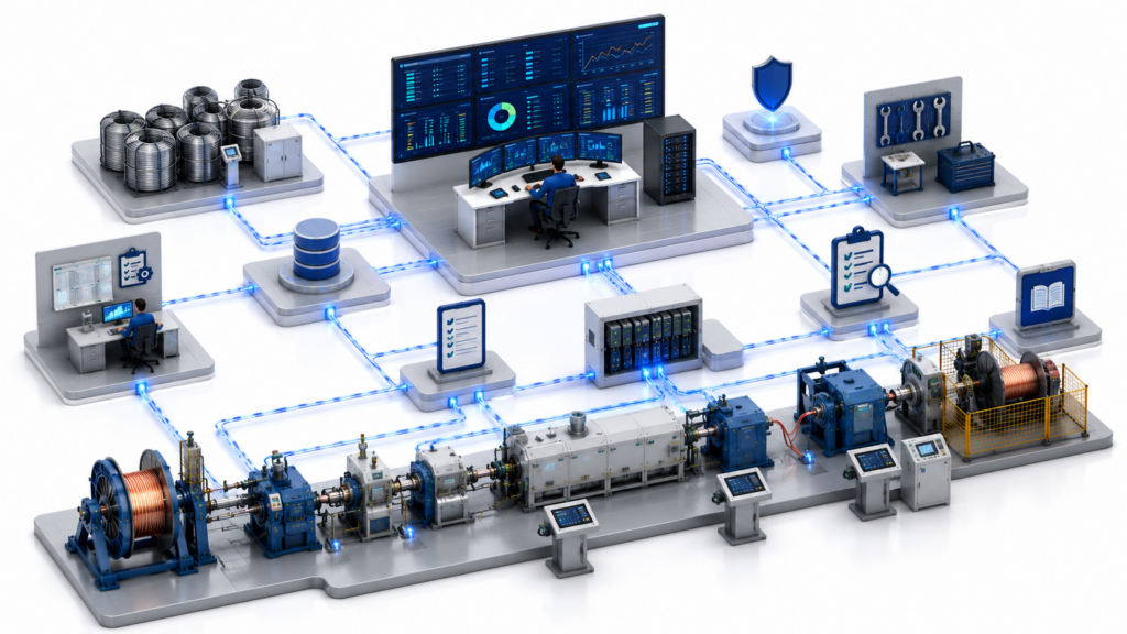 Wire, Cable & Conductor Manufacturing MES Execution
