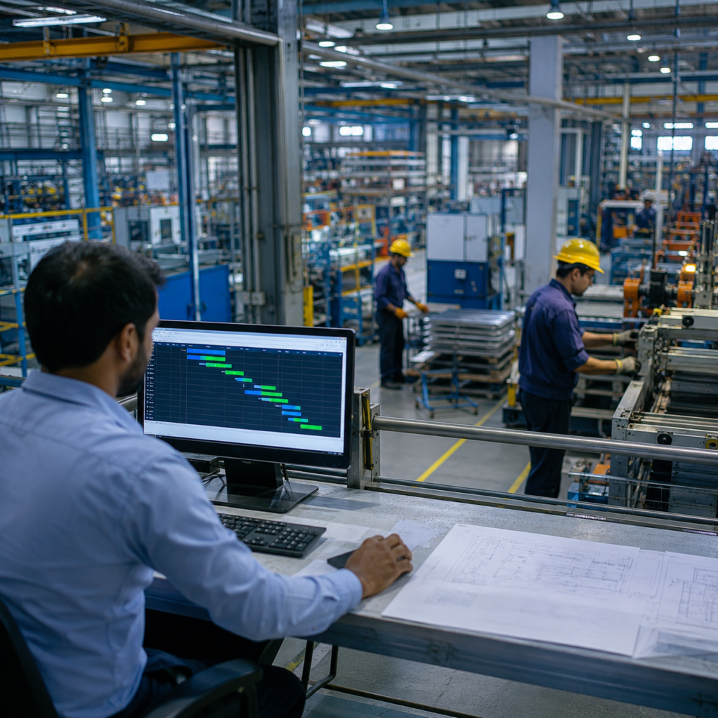 Closing the gap between the production plan and what the shopfloor actually delivers.​