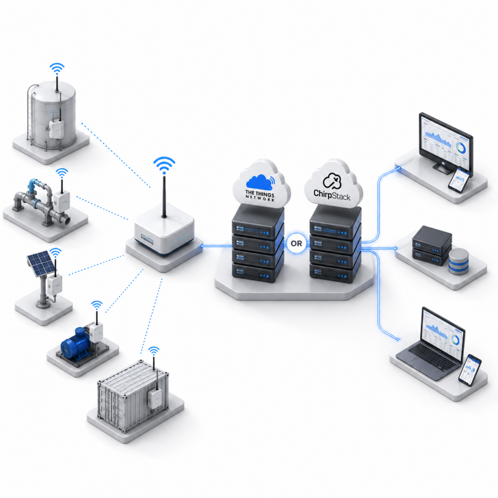 Network Servers The Things Network and ChirpStack